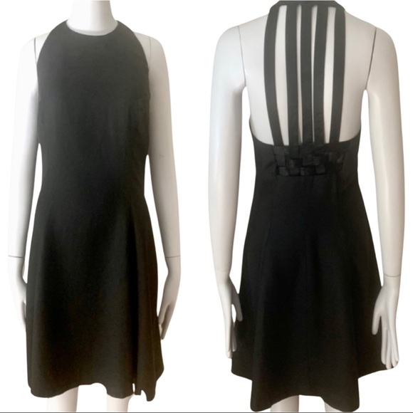 Donna Ricco Dresses & Skirts - DONNA RICCO Strappy Crepe Little Black Dress Cocktail Party